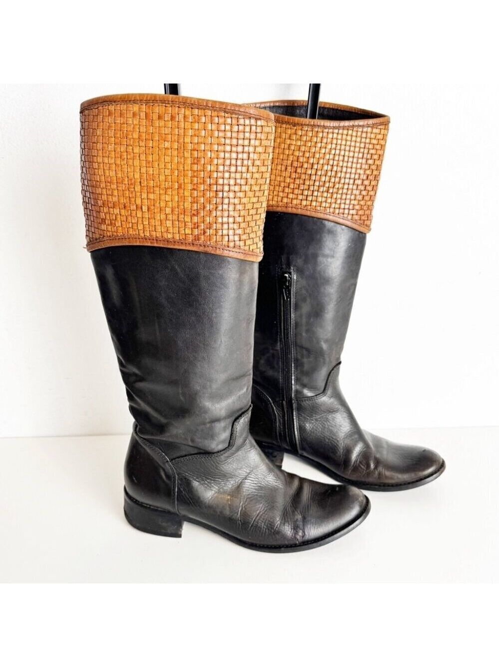 Savio 1969 Riding Boots with Woven Top size 36